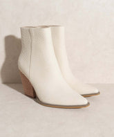 Oasis Society Sonia - Western Ankle Boots in Brown/Off White, Ankle Boots, $ 77.95, A Moment Of Now™